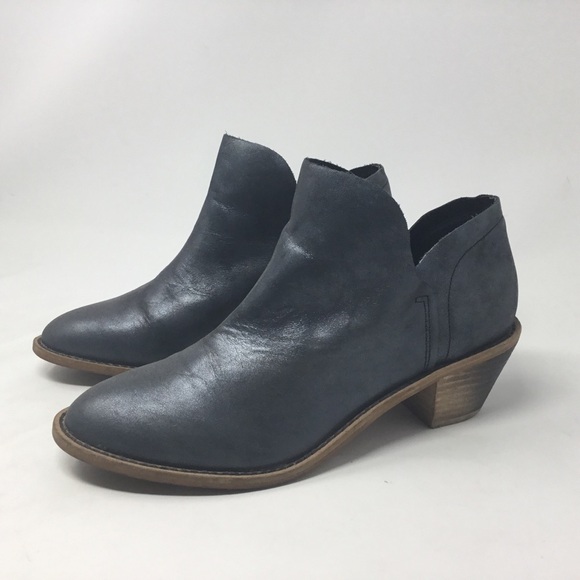 Kelsi Dagger Brooklyn Kenmare Ankle Boot Black Metallic - Picture 1 of 11